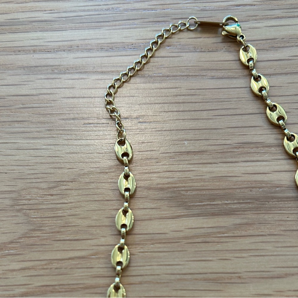 Ana Luisa 18K Gold Plated Chain Link Necklace - Picture 3 of 7